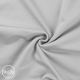 Počesaná elastická teplákovina silver grey - zbytok 30 cm