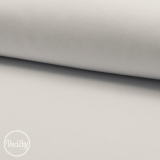 Počesaná elastická teplákovina biela - zbytok 30 cm
