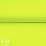 Počesaná elastická teplákovina neon yellow