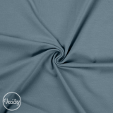Jednolícny elastický úplet - dusty blue