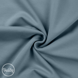 Počesaná elastická teplákovina dusty blue