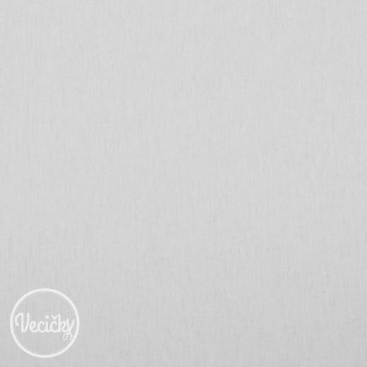 Patent elastický hladký organic 70cm - white - zbytok 20 cm