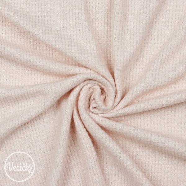 Svetrovina soft waffle - rose