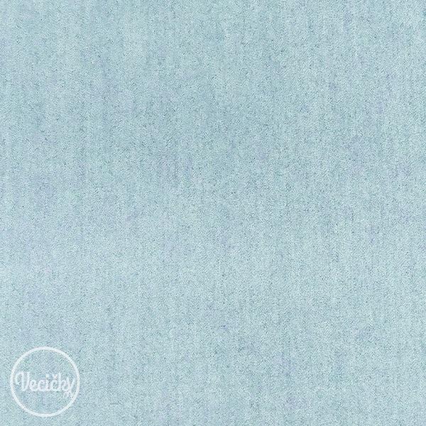 100% TENCEL - jeans light blue - zbytok 35 cm
