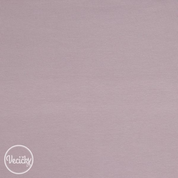 Hrubá počesaná teplákovina - mauve - zbytok 40 cm