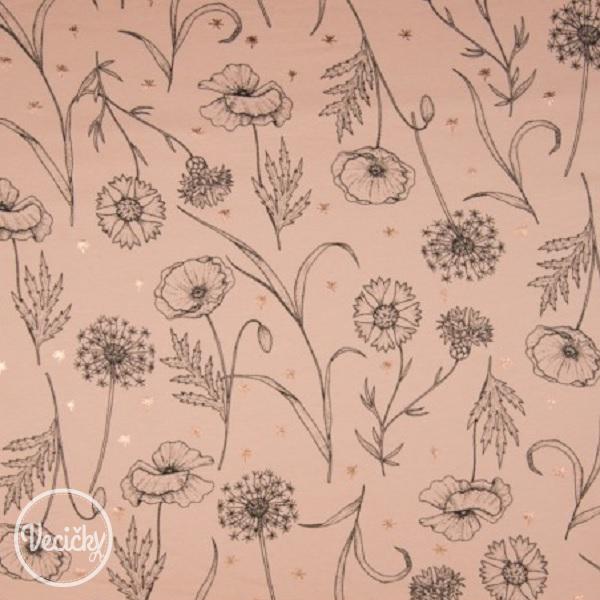 TEPLÁKOVINA - stylish pink metalické detaily