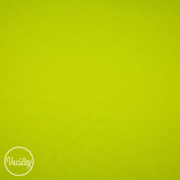 Patent elastický hladký neon yellow 70 cm