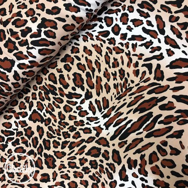 ÚPLET - leopard bielo-hnedý