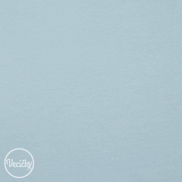 Patent elastický hladký organic 70cm - baby blue