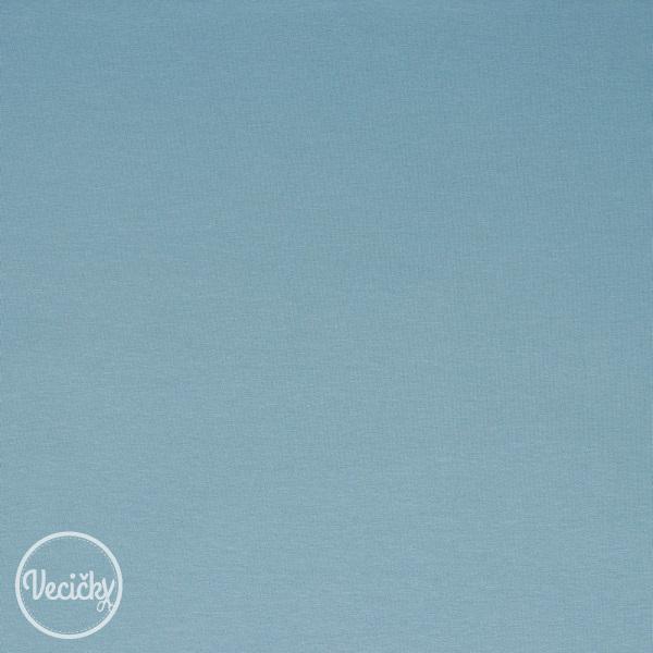 Patent elastický hladký organic 70cm - blue shadow