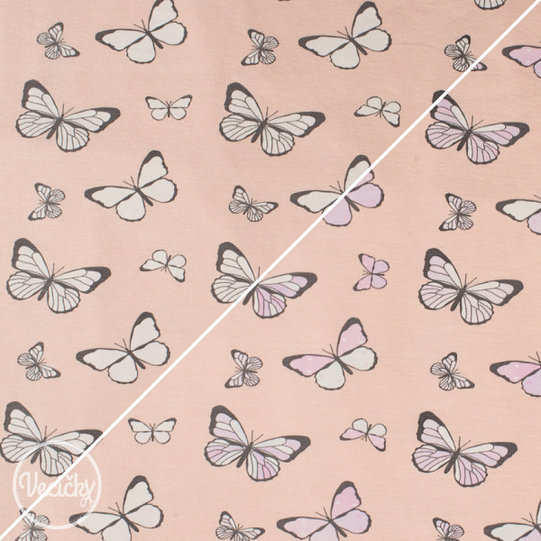 ÚPLET - Magic Butterfly dusty pink