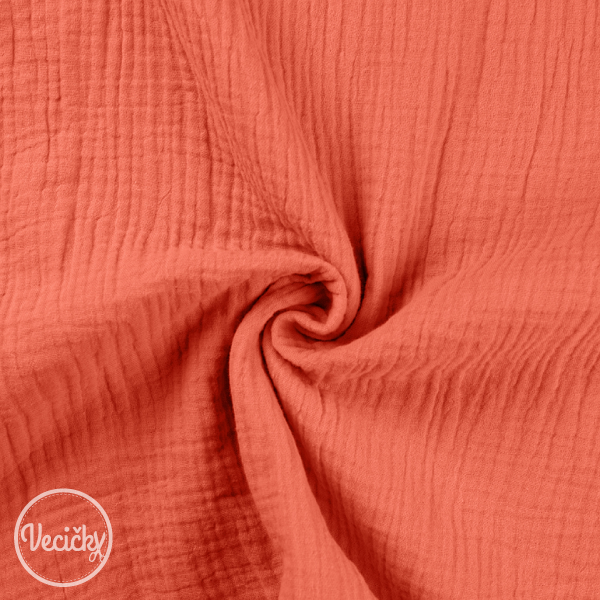 Dvojitá gázovina - peach