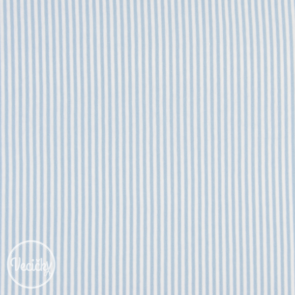 Patent elastický hladký - blue-white 3 mm