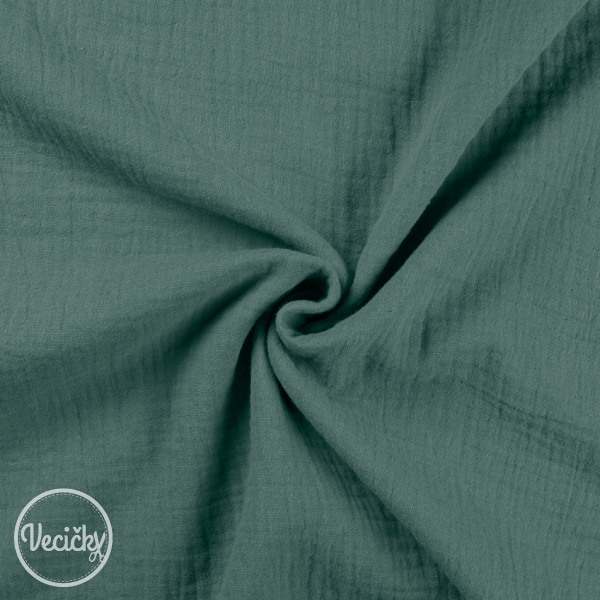 Dvojitá gázovina - new dusty green
