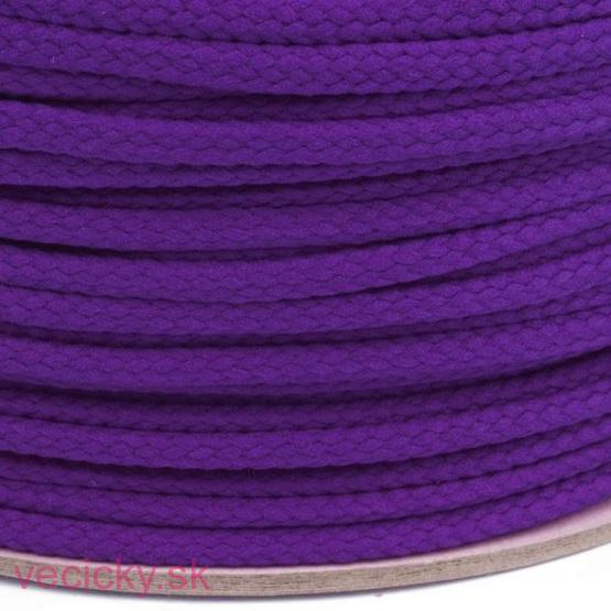 Šnúra PES priemer 4mm - Purple