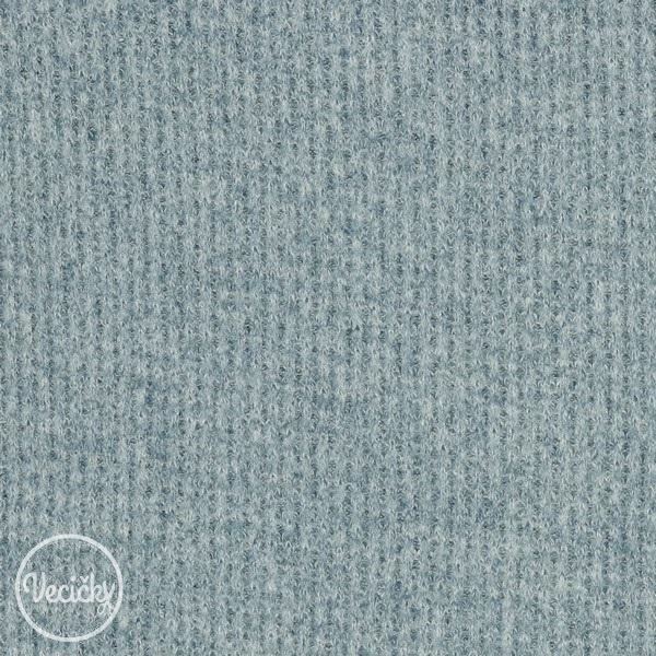 Svetrovina soft waffle - denim