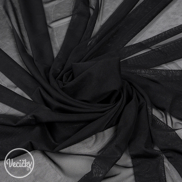 TYL elastický - black