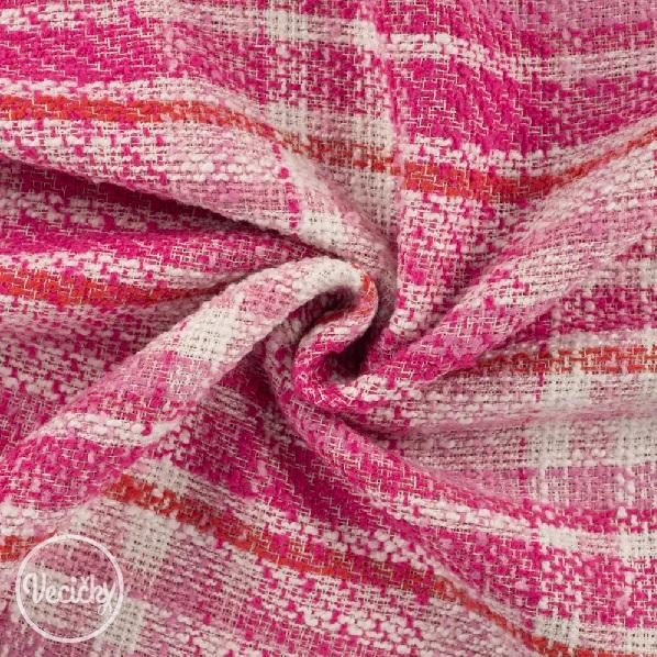 KABÁTOVINA - boucle chanel fuchsia