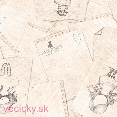 QUILTING TREASURES - NOTEPAD SKETCHES WHITE - 24993e