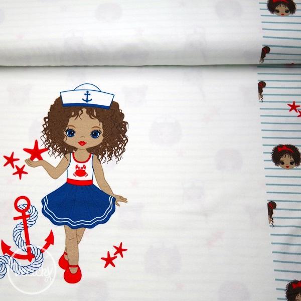 ÚPLET - námornícke dievča panel 65cm