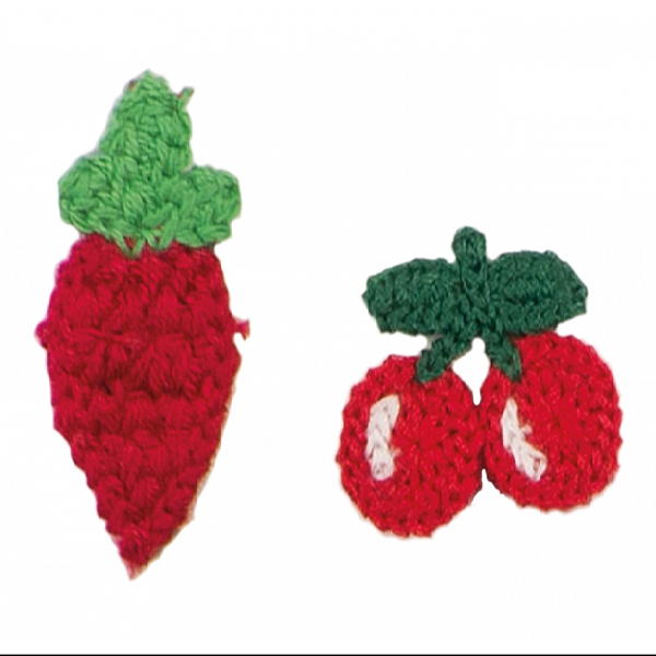 Nášivka STRAWBERRY & CHERRY