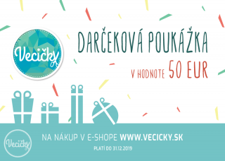 Darčekový poukaz v hodnote 70 EUR