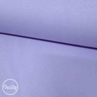 Hrubá počesaná teplákovina - light purple - zbytok 55 cm