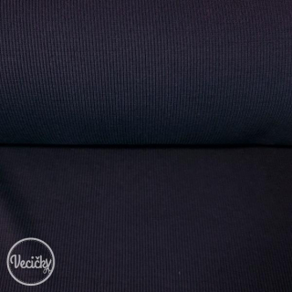 Patent elastický rebrovaný - dark navy