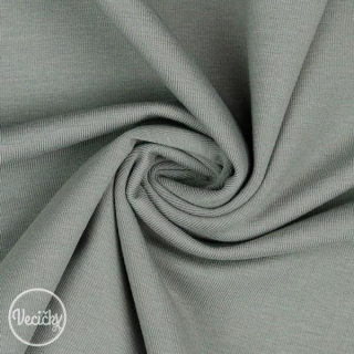 ORGANICKÝ úplet - grey - zbytok 110 cm