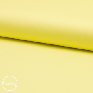 elastický popelín - svetlo žltá - zbytok 35 cm