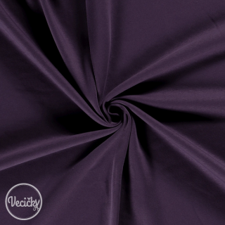 Hrubá počesaná teplákovina - purple - zbytok 100 cm