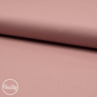 elastický popelín - dusty pink