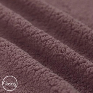 Curly teddy - old mauve 210gr
