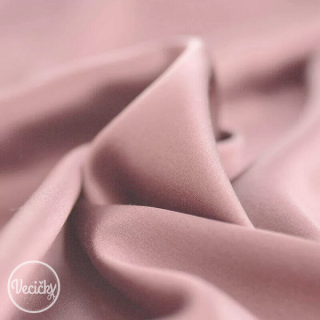 Satén elastický - deluxe - old pink