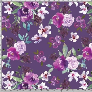 ÚPLET - violet flowers