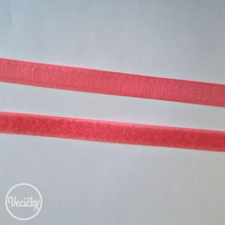 suchý zips háčik+vlas 20mm - pink