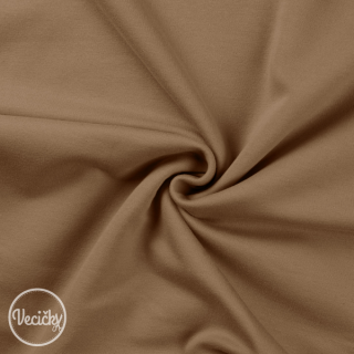Elastická teplákovina taupe
