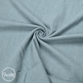 Stonewashed linen/cotton - dusty mint