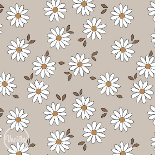 Nepočesaná TEPLÁKOVINA - daisies sand
