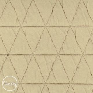 Prešívaná látka - triangle taupe
