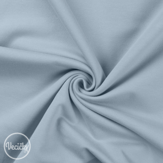 Počesaná elastická teplákovina baby blue