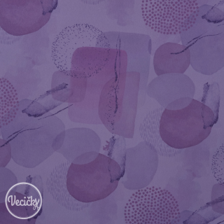 Softshell zimný - circles mauve