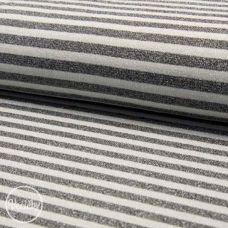 ÚPLET lurex stripe - dark grey