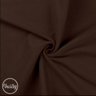 Patent elastický dark brown 70 cm