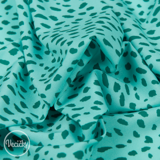 Silk elastický - animal dots