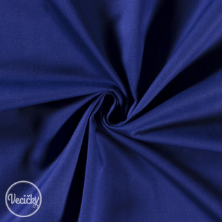 bavlnený praný TWILL - cobalt