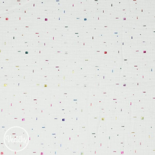 Dvojitá gázovina - multicolor white
