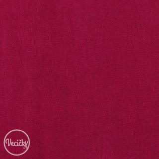 100% praný ľan cerise