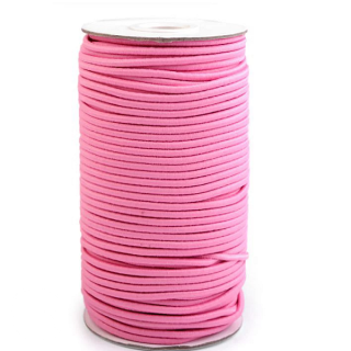 guma okrúhla 3 mm pink