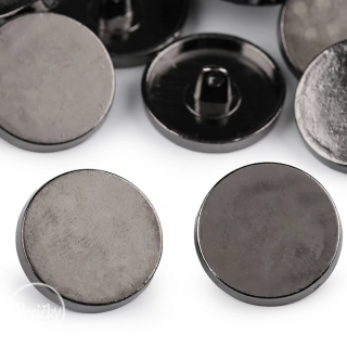 gombičky kovový - 20 mm nikel čierny